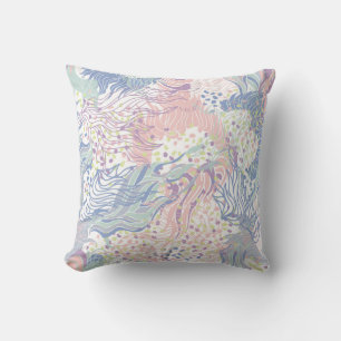 cute abstract throw pillow