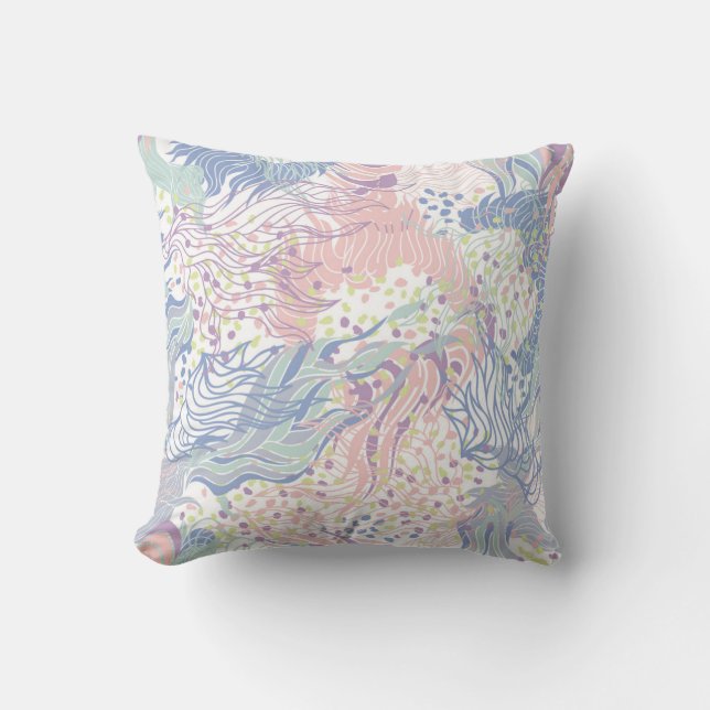 cute abstract throw pillow (Front)