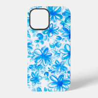 Cute abstract watercolor floral chintz seamless pa