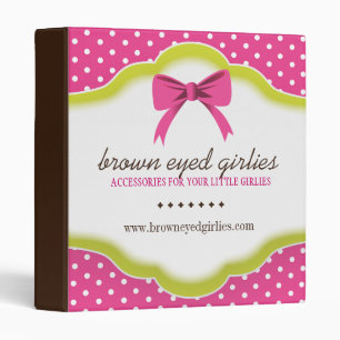 Cute Accessory Shop Portfolio Binder