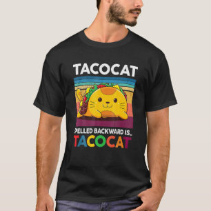Cute Aco Kids Aco Cat Spelled Backward Acocat Boys T-Shirt
