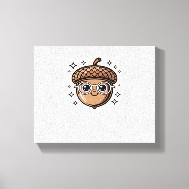 cute acorn Classic T-Shirt Canvas Print (Front)