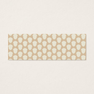 Cute Acorn Nut Silhouette Fall Autumn Pattern