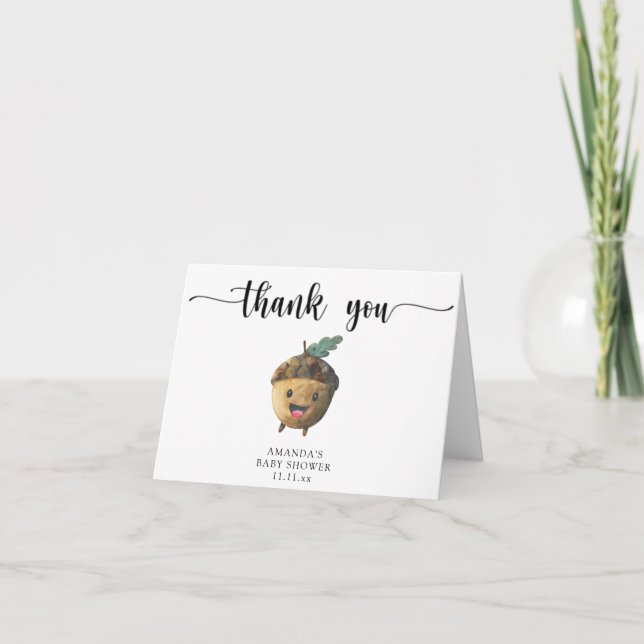 Cute acorn - thank you (Front)