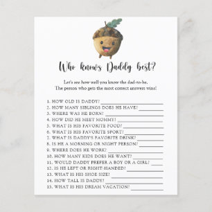 Cute acorn - Who knows DADDY best game
