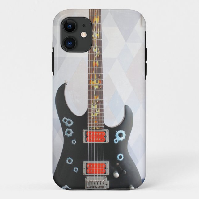 Cute Acoustic Guitar Case-Mate iPhone Case (Back)