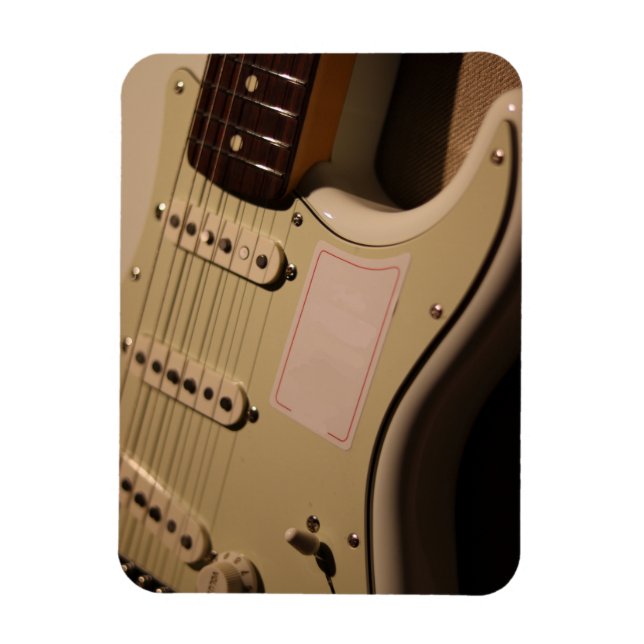 Cute Acoustic Guitar Magnet (Vertical)