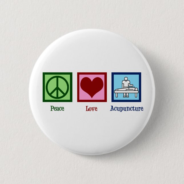 Cute Acupuncture 2 Inch Round Button (Front)