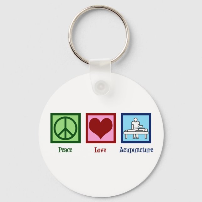 Cute Acupuncture Keychain (Front)