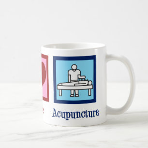 Cute Acupuncturist Peace Love Acupuncture Coffee Mug