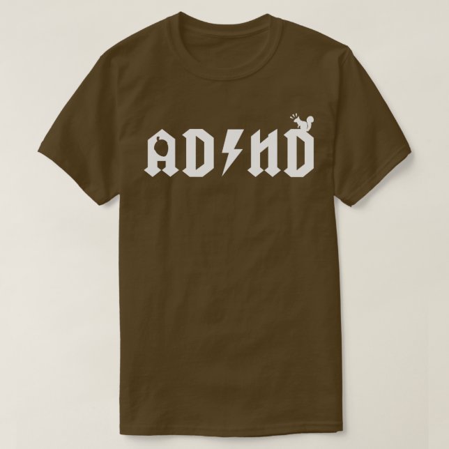Cute ADHD Tee Mental Health Awareness  (Design Front)