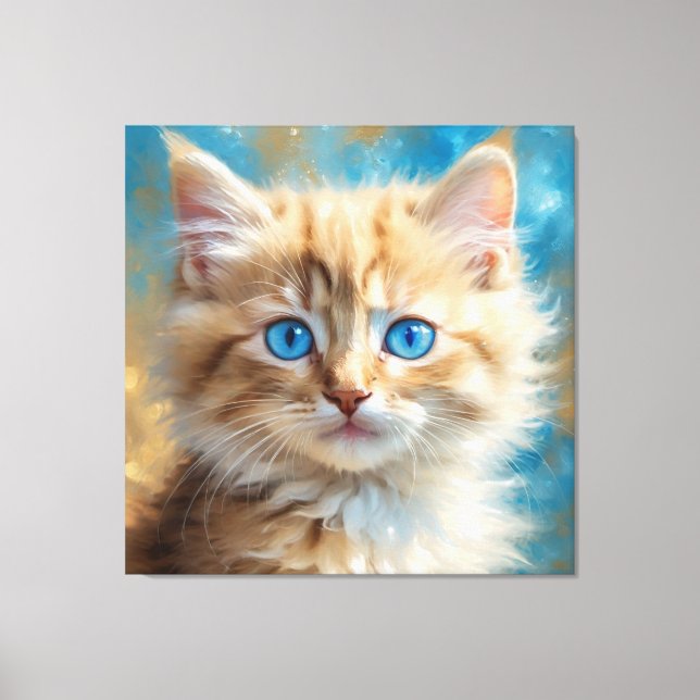 Cute Adorable Cat-37823 Canvas Print (Front)