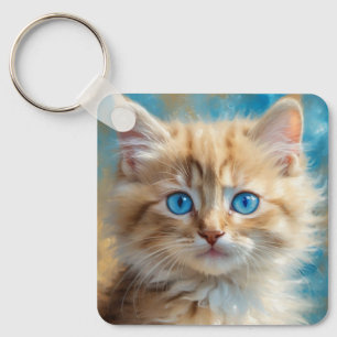 Cute Adorable Cat-37823 Keychain