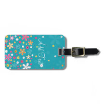 Cute adorable girly trendy hand drawn floral