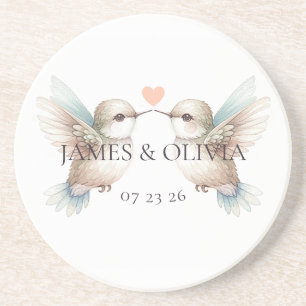 Cute Adorable Hummingbird Coaster