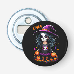 Cute Adorable Kawaii Halloween Witch Bottle Opener