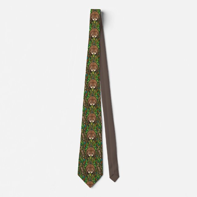 Cute Adorable Little Baby Beaver Tie (Front)