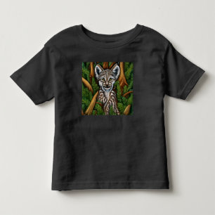 Cute Adorable Little Lynx Kitten Toddler T-shirt