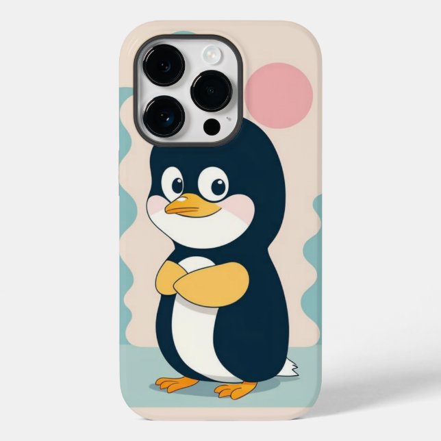 Cute Adorable Penquin Case-Mate iPhone Case (Back)