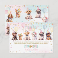 Cute Adorable Puppy Dog Balloons Birthday Party