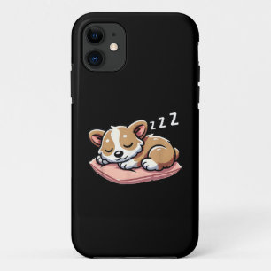Cute Adorable Sleeping Animal Lovers Welsh Corgi P iPhone 11 Case