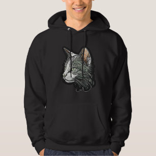 Cute adorable unique original colored cat  8 hoodie