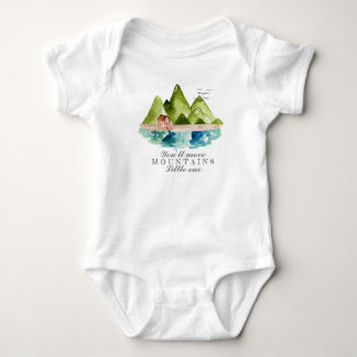 Cute adventure moutain baby shirt bodysuit