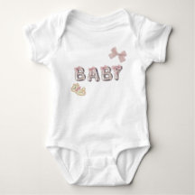 Cute Aesthetic Bow Baby Bodysuit | Sweet Girl One-
