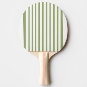 Cute Aesthetic Country Club Sage Green Stripes  Ping Pong Paddle
