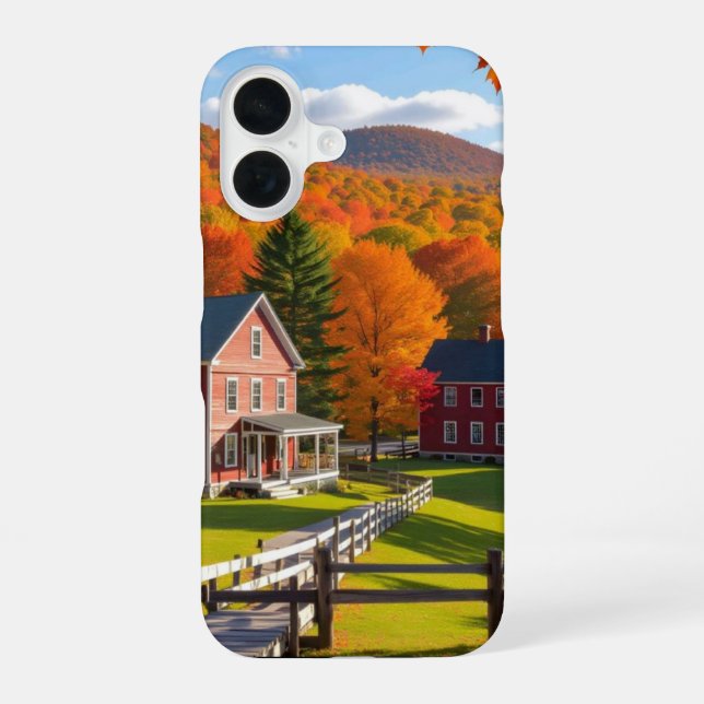 Cute Aesthetic Fall Wallpaper Ideas iPhone Designs 16 Case (Back)