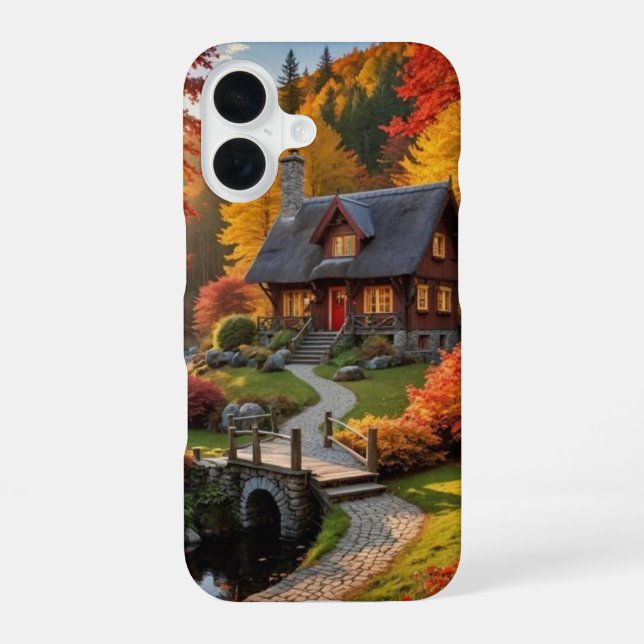 Cute Aesthetic Fall Wallpaper Ideas iPhone Designs 16 Case (Back)