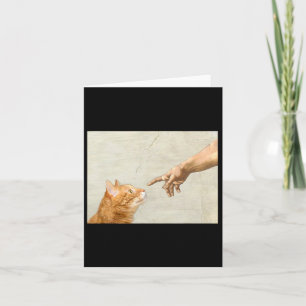 Cute Aesthetic Funny Cat Art Graphic Y2k Teen Girl Card