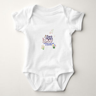 ​Cute Aesthetic Hamster Baby Bodysuit