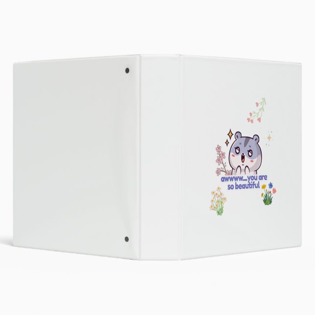 ​Cute Aesthetic Hamster Binder (Background)