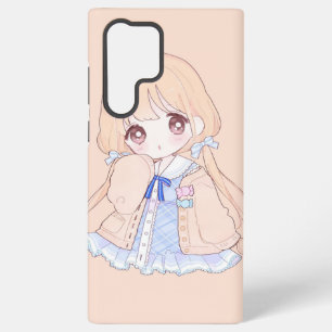 Cute Aesthetic Kawaii Girl Pastel Samsung Phone Ca Galaxy Case