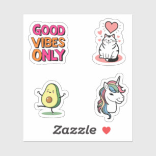 Cute Aesthetic Sticker Set – Kawaii & Pastel Vibes