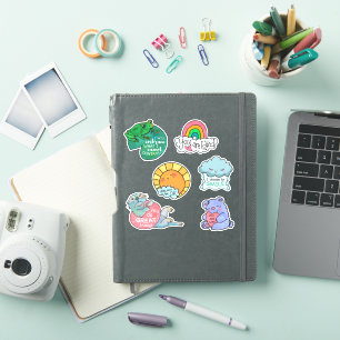 Cute Affirmation Kids Custom-Cut Vinyl Sticker