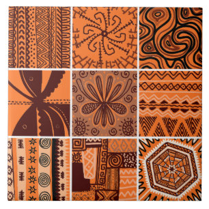 Cute African style pattern  Tile