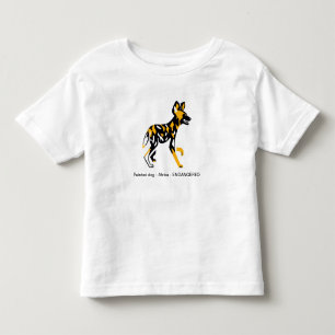 Cute African wild dog -Painted dog -Animal lover  Toddler T-shirt