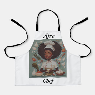 Cute  Afro Chef  Apron