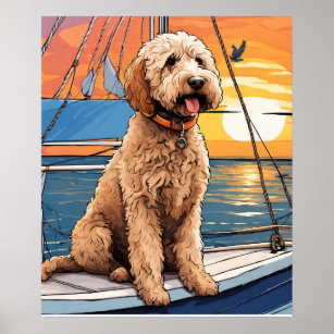 Labradoodle on sale art prints