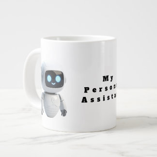 Cute AI Robot Coffee Mug - Tech Inspired Future Bu