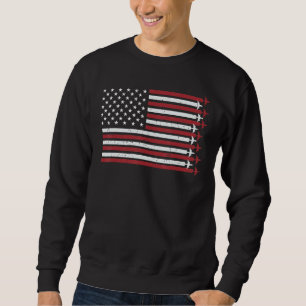 Cute Airplane Pilot Art For Men Women Aviation 4th Sweatshirt