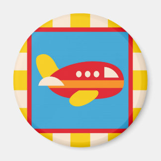Cute Airplane Transportation Theme Kids Gifts Magnet
