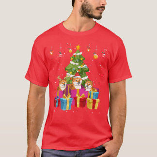Cute Akita Dog Christmas Tree Decorations  T-Shirt