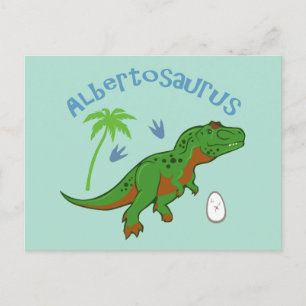 Cute Albertosaurus Postcard
