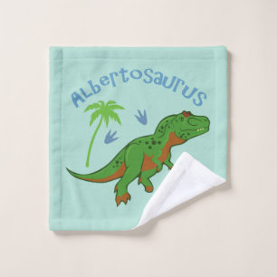 Cute Albertosaurus Wash Cloth