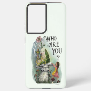 Cute Alice in Wonderland and the Caterpillar Art Samsung Galaxy Case