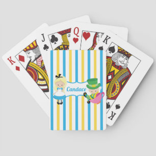 Cute Alice in Wonderland Personalized Kids Playing Cards