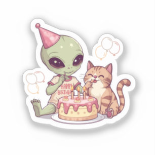Cute Alien Birthday Party Design